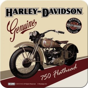 Metal Coaster Harley-Davidson Flathead Single